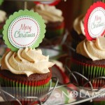 Christmas Cupcake Topper Free