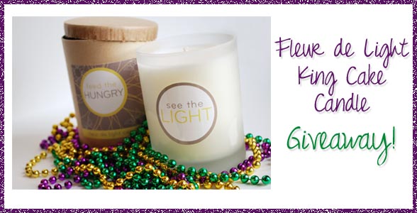 Fleur de Light Candle in King Cake {Review & Giveaway}