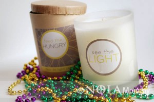 King Cake Candle