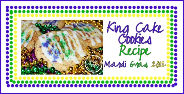 King Cake Cookies {Recipe}