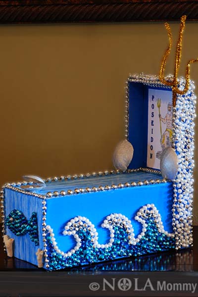 Shoebox Mardi Gras Float Shoebox Float