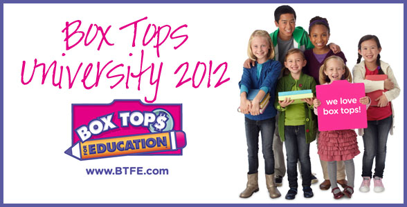 Box Tops for Education University 2012