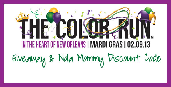 The Color Run in NOLA 2/9 {Giveaway & Discount}
