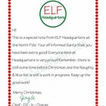 Elf on the Shelf Letter