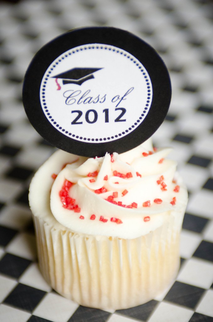 Graduation Cupcake Toppers